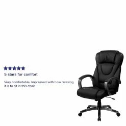 Flash Furniture High Back Leather Executive Office Chair With Tilt Lock Mechanism, Black -Office Chairs Shop unnamed file 2969
