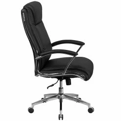 Flash Furniture High Back Designer Leather Executive Swivel Office Chair With Padded Arms And Chrome Base, Black (GO2192BK) -Office Chairs Shop unnamed file 2979