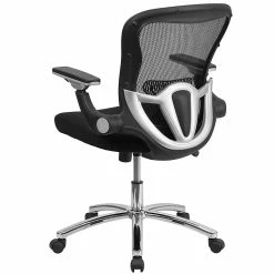 Flash Furniture Flash GOWY872 Mid-Back Mesh Exec Swivel Office Chair, Black W/Mesh Padded Seat & Adj Flip-Up Arms -Office Chairs Shop unnamed file 2993