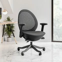 Techni Mobili Deco Lux Ergonomic Mesh Swivel Executive Chair, Black (RTA-1819C-BK) -Office Chairs Shop unnamed file 3003