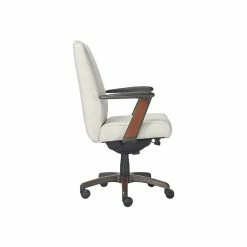 La-Z-Boy Bennett Ergonomic Faux Leather Swivel Executive Chair, White (CHR10082A) -Office Chairs Shop unnamed file 3014