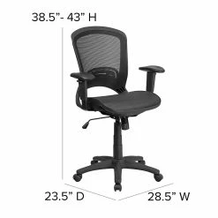 Flash Furniture Mesh Executive Chair, Black (HL-0007T-GG) -Office Chairs Shop unnamed file 3056