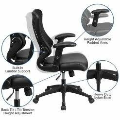 Flash Furniture Mesh Office Chair, Black (BLZP806BKLEA) -Office Chairs Shop unnamed file 3072