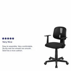 Flash Furniture Fundamentals Foam Swivel Computer And Desk Chair, Black (LF134ABK) -Office Chairs Shop unnamed file 308