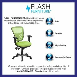 Flash Furniture Mesh Executive Chair, Green (HL0001GN) -Office Chairs Shop unnamed file 3088