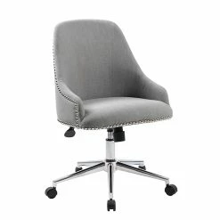 Boss Carnegie Desk Chair - Grey (B516C-GY)
