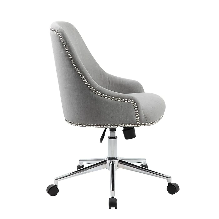 Boss Carnegie Desk Chair - Grey (B516C-GY) 4 Boss Carnegie Desk Chair - Grey (B516C-GY) - Image 2