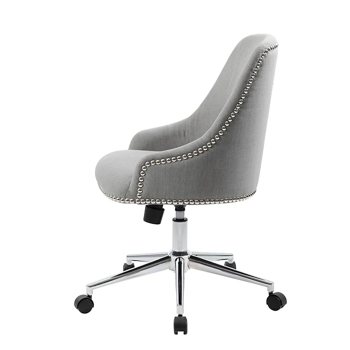 Boss Carnegie Desk Chair - Grey (B516C-GY) 5 Boss Carnegie Desk Chair - Grey (B516C-GY) - Image 3