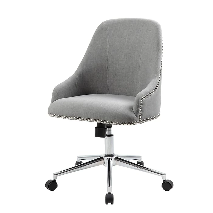 Boss Carnegie Desk Chair - Grey (B516C-GY) 6 Boss Carnegie Desk Chair - Grey (B516C-GY) - Image 4