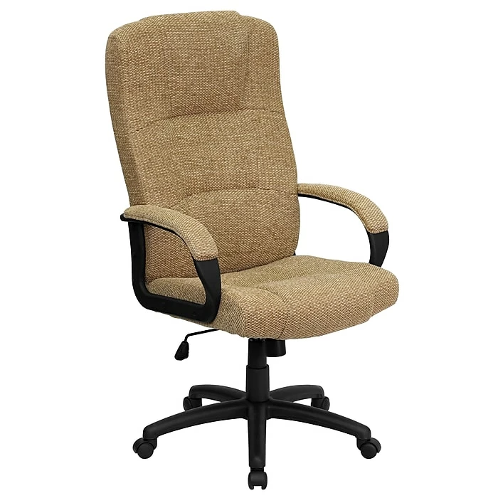 Flash Furniture High Back Fabric Executive Office Chairs (BT9022BGE) 3 Flash Furniture High Back Fabric Executive Office Chairs (BT9022BGE)