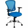 Flash Furniture Mid-Back Office Chair, Blue 1 Flash Furniture Mid-Back Office Chair, Blue -Office Chairs Shop unnamed file 3165