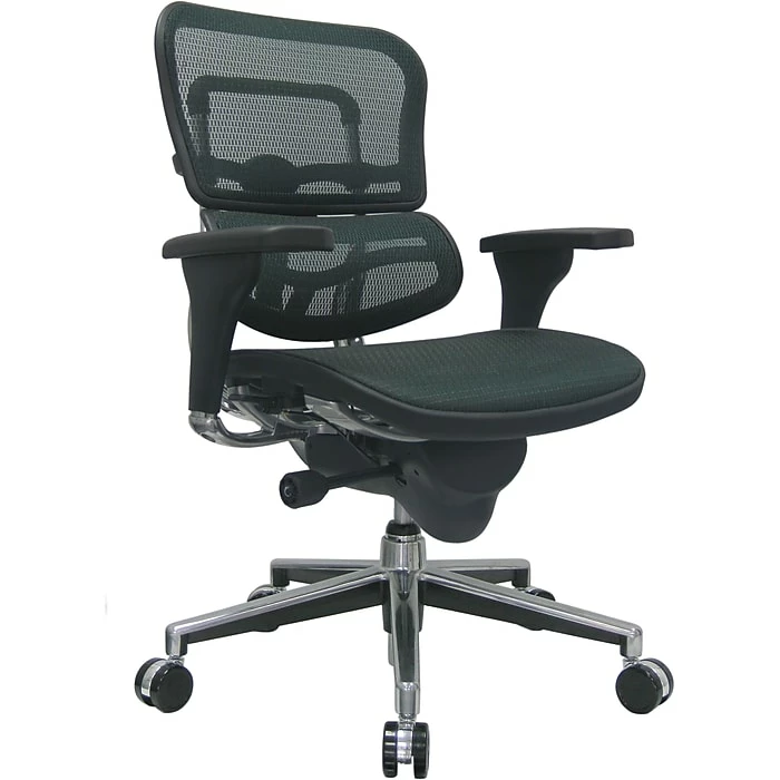 Raynor Eurotech Ergo Human Mesh Mid Back Task Chair, Green 3 Raynor Eurotech Ergo Human Mesh Mid Back Task Chair, Green