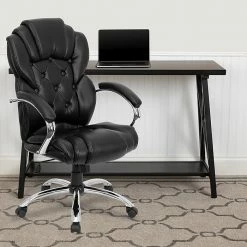 Flash Furniture High Back Transitional Style Leather Executive Office Chair, Black -Office Chairs Shop unnamed file 3188