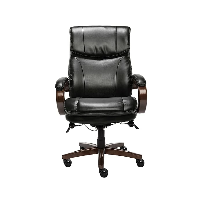La-Z-Boy Trafford Ergonomic Bonded Leather Swivel Executive Chair, Black (45782A) 3 La-Z-Boy Trafford Ergonomic Bonded Leather Swivel Executive Chair, Black (45782A)