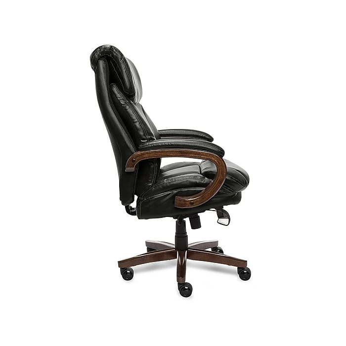 La-Z-Boy Trafford Ergonomic Bonded Leather Swivel Executive Chair, Black (45782A) 5 La-Z-Boy Trafford Ergonomic Bonded Leather Swivel Executive Chair, Black (45782A) - Image 3