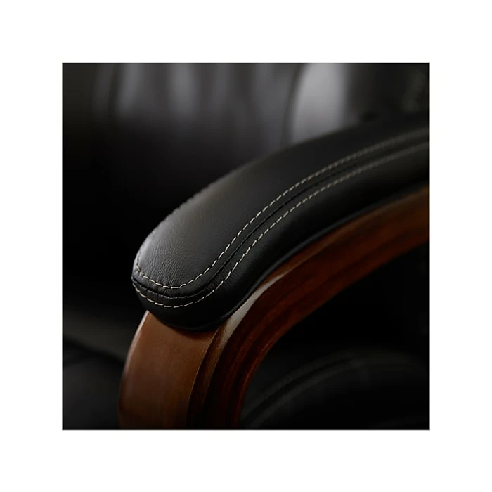 La-Z-Boy Trafford Ergonomic Bonded Leather Swivel Executive Chair, Black (45782A) 9 La-Z-Boy Trafford Ergonomic Bonded Leather Swivel Executive Chair, Black (45782A) - Image 7