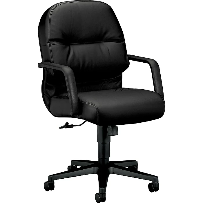 HON® 2090 Series Leather Executive Mid-Back Chair, Black 7 HON® 2090 Series Leather Executive Mid-Back Chair, Black - Image 5
