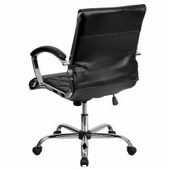 Flash Furniture Mid-Back Leather Executive Office Chair, Black -Office Chairs Shop unnamed file 3262