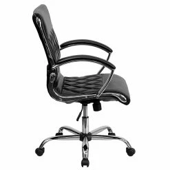 Flash Furniture Mid-Back Leather Executive Office Chair, Black -Office Chairs Shop unnamed file 3263