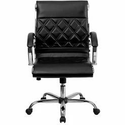 Flash Furniture Mid-Back Leather Executive Office Chair, Black -Office Chairs Shop unnamed file 3264