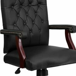 Flash Furniture Swivel Leather Executive Chair, Fixed Arms, Black 18 Flash Furniture Swivel Leather Executive Chair, Fixed Arms, Black -Office Chairs Shop unnamed file 3272