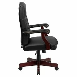 Flash Furniture Swivel Leather Executive Chair, Fixed Arms, Black 19 Flash Furniture Swivel Leather Executive Chair, Fixed Arms, Black -Office Chairs Shop unnamed file 3273