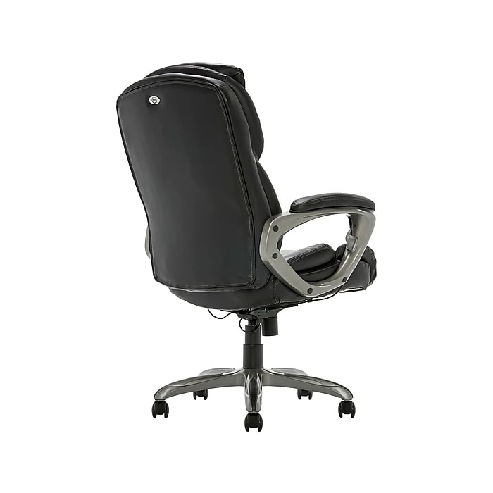 Serta My Fit Ergonomic Bonded Leather Swivel Executive Chair, Black (CHR100013) 6 Serta My Fit Ergonomic Bonded Leather Swivel Executive Chair, Black (CHR100013) - Image 4