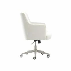 Finch Belmont Ergonomic Twill Swivel Executive Chair, Ivory (CHR10061A) -Office Chairs Shop unnamed file 3316