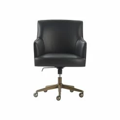 Finch Belmont Ergonomic Leather Swivel Executive Chair, Charcoal (CHR10061C)