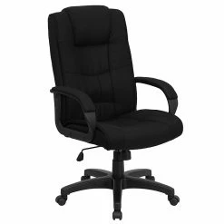 Flash Furniture Fabric Executive Chair, Black (GO5301BBK)