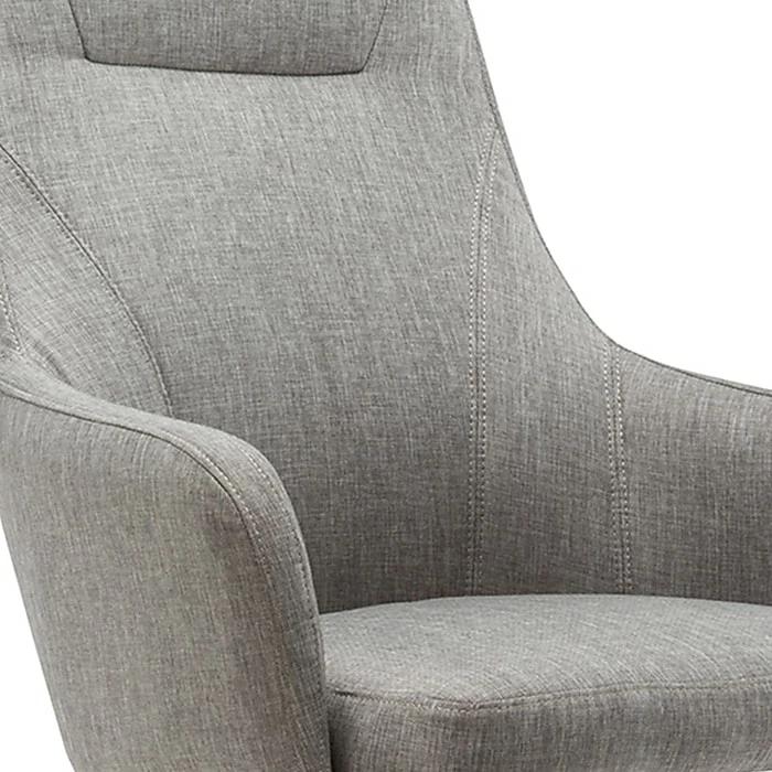 Techni Mobili Comfy Height Adjustable Rolling Office Desk Chair, Gray (RTA-1005-GRY) 10 Techni Mobili Comfy Height Adjustable Rolling Office Desk Chair, Gray (RTA-1005-GRY) - Image 8