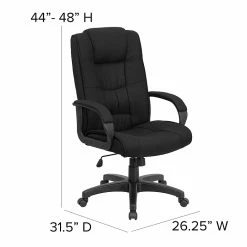 Flash Furniture Fabric Executive Chair, Black (GO5301BBK) -Office Chairs Shop unnamed file 3361