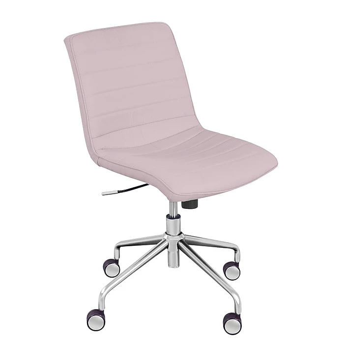ELLE Decor Adelaide Fabric Task Chair, Pink (48214A) 3 ELLE Decor Adelaide Fabric Task Chair, Pink (48214A)