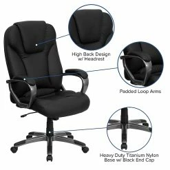 Flash Furniture Faux Leather Executive Chair, Gray And Black (BT9066BK) 16 Flash Furniture Faux Leather Executive Chair, Gray And Black (BT9066BK) -Office Chairs Shop unnamed file 3373