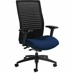 Global Loover Urban Fabric Mesh High Back Weight Sensing Synchro Tilter Chair, Blue Bayou -Office Chairs Shop unnamed file 3393