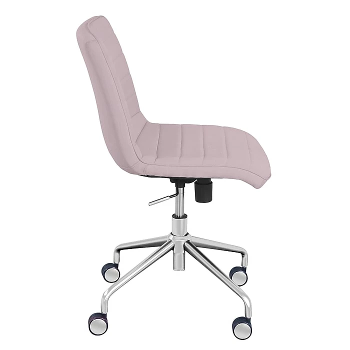 ELLE Decor Adelaide Fabric Task Chair, Pink (48214A) 6 ELLE Decor Adelaide Fabric Task Chair, Pink (48214A) - Image 4