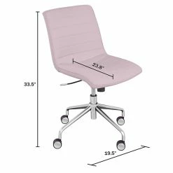 ELLE Decor Adelaide Fabric Task Chair, Pink (48214A) 13 ELLE Decor Adelaide Fabric Task Chair, Pink (48214A) -Office Chairs Shop unnamed file 342