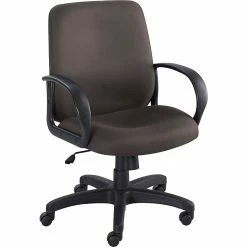 Safco® Poise® Executive Mid Back Seating, Black (6301BL)