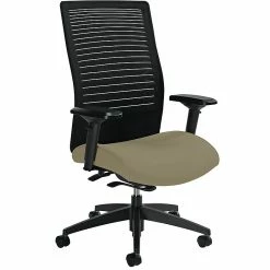 Global Loover Urban Fabric Mesh High Back Weight Sensing Synchro Tilter Chair, Sandcastle -Office Chairs Shop unnamed file 3521