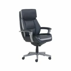 La-Z-Boy Alton Leather Executive Chair, Black (51544) -Office Chairs Shop unnamed file 3565