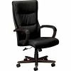 HON Topflight Executive High-Back Chair, Fixed Arms, Mahogany Finish, Black SofThread Leather (BSXVL844NSB11) 1 HON Topflight Executive High-Back Chair, Fixed Arms, Mahogany Finish, Black SofThread Leather (BSXVL844NSB11) -Office Chairs Shop unnamed file 3607