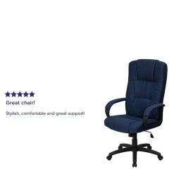 Flash Furniture High Back Fabric Executive Office Chairs (BT9022BL) -Office Chairs Shop unnamed file 3628