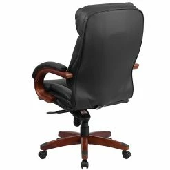 Flash Furniture LeatherSoft Executive Chair, Black/Mahogany (BT-90171H-S-GG) -Office Chairs Shop unnamed file 3658