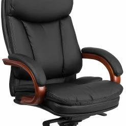 Flash Furniture LeatherSoft Executive Chair, Black/Mahogany (BT-90171H-S-GG) -Office Chairs Shop unnamed file 3659