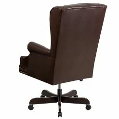 Flash Furniture CIJ600BRN Leathersoft Traditional Executive Chair, Brown -Office Chairs Shop unnamed file 3675