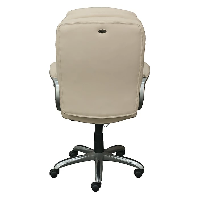 Serta Works My Fit Bonded Leather Executive Office Chair With 360 Motion Support, Inspired Ivory (CHR200063) 6 Serta Works My Fit Bonded Leather Executive Office Chair With 360 Motion Support, Inspired Ivory (CHR200063) - Image 4