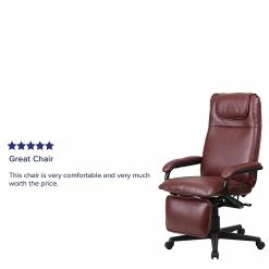 Flash Furniture High-Back LeatherSoft Executive Chair, Fixed Arms, Burgundy 15 Flash Furniture High-Back LeatherSoft Executive Chair, Fixed Arms, Burgundy -Office Chairs Shop unnamed file 3692