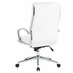 Office Star Pro-Line II White Faux Leather High Back Manager's Chair With Chrome Finish Arms And Base (SPX23590C-U11) -Office Chairs Shop unnamed file 3701