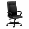 HON Ignition Executive High-Back Chair, Center-Tilt, Fixed Arms, Black Leather -Office Chairs Shop unnamed file 3709