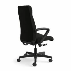 HON Ignition Executive High-Back Chair, Center-Tilt, Fixed Arms, Black Leather -Office Chairs Shop unnamed file 3712